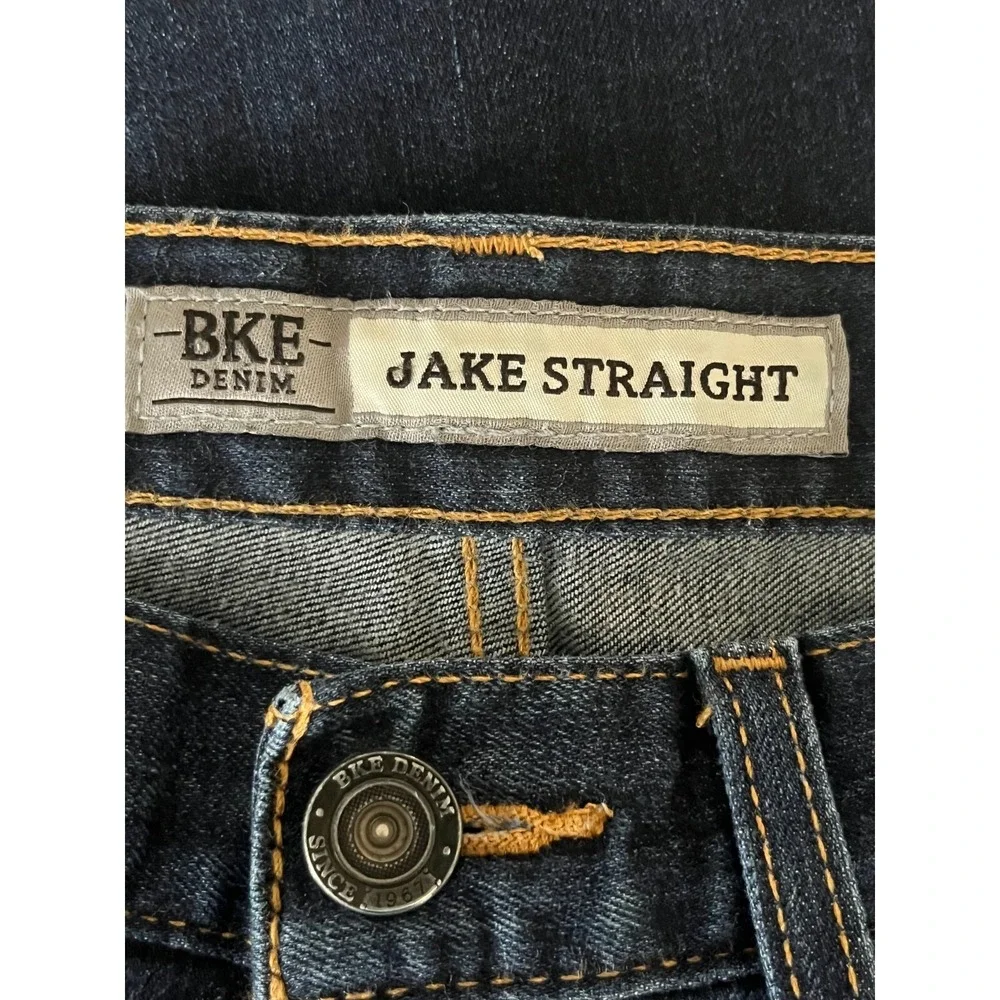Buckle BKE Denim Men's Jake Straight 31x31 Denim Blue Jeans 31 R Inseam 31